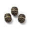 Tibetan Style Alloy Beads, Cadmium Free & Lead Free, Barrel, Antique Bronze, 7x8.5mm, Hole: 1.8mm, about 775pcs/1000g