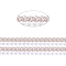 Brass Twisted Chains, Curb Chains, Unwelded, with Spool, Oval, Lead Free & Nickel Free & Cadmium Free, Rose Gold, 2.5x2x0.5mm, about 301.83 Feet(92m)/roll