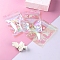 Iridescent Rectangle Plastic Zip Lock Gift Bags, Self Sealing Reclosable Package Pouches for Pen Keychain Watch Storage, Clear, 18x10cm, Unilateral Thickness: 3.1 Mil(0.08mm)