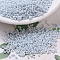 MIYUKI Delica Beads, Cylinder, Japanese Seed Beads, 11/0, (DB0209) Opaque Light Gray Luster, 1.3x1.6mm, Hole: 0.8mm, about 2000pcs/10g