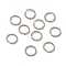 Non-Tarnish 304 Stainless Steel Open Jump Rings for Chainmaille Weaves, Spiral, Stainless Steel Color, 8x1mm, Inner Diameter: 6mm