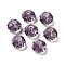 K9 Glass Imitation Austrian Crystal Beads, Faceted, Rondelle, Medium Purple, 8x5~5.5mm, Hole: 1.2~1.5mm