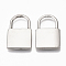 Tarnish Resistant 304 Stainless Steel Pendants, Padlock, Stainless Steel Color, 38x23x4.5mm, Hole: 14x14.5mm