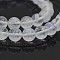 Round Lavender Glass Beads Strands, 6mm, Hole: 1mm, about 65pcs/strand, 15.7 inch