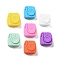 Camera Food Grade Eco-Friendly Silicone Focal Beads, DIY Necklaces Making, Mixed Color, 24x23x12mm, Hole: 2mm