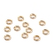 304 Stainless Steel Jump Rings, Open Jump Rings, Round Ring, Real 18K Gold Plated, 21 Gauge, 5x0.7mm, Inner Diameter: 3.6mm
