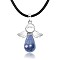 Angel Natural Lapis Lazuli Pendant Necklaces, No Size