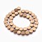 Electroplated Non-magnetic Synthetic Hematite Beads Strands, Polish, Flat Round, Copper Plated, 10x2mm, Hole: 0.8mm, about 41pcs/strand, 15.94 inch(40.5cm)