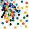 OLYCRAFT 140pcs Syringe Tip Caps Luer lock tip syringe, No Needle Tip Cap for Feeding Tubes, 7 Colors Syringe Tip Cap with Clear Container