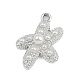 Подвески из сплава и страза FIND-F013-06B-P-1