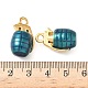 Подвески из нержавеющей стали 304 с эмалью STAS-I346-14G-02-3
