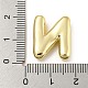 Латунные микропаве прозрачные подвески с фианитом KK-E093-04G-N-3