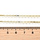 Ожерелья с цепочкой из латуни NJEW-M108-41G-3