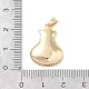 Латунные микропаве прозрачные подвески с фианитом KK-P273-08G-3