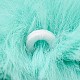 Кулоны с помпонами из искусственного меха кролика ручной работы WOVE-F020-A03-2