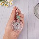 6шт 6 цвета подвески из натуральных и синтетических драгоценных камней G-SZ0001-89-6