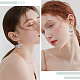 32 шт. 2 стиля латунных клипс-сережек-конвертеров DIY-SC0024-17-5