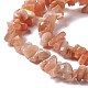 Натуральный Sunstone нити чип шарик G-M205-67-4