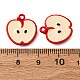 Подвески из сплава краски для выпечки FIND-G097-04F-3