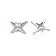 Латунные подвески с фианитами X-KK-S364-002-2