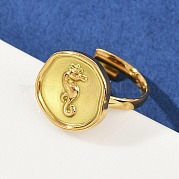 Золотые кольца из нержавеющей стали 304 RJEW-H254-08B-G