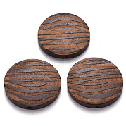 Расписные бусы из натурального дерева WOOD-N006-06E