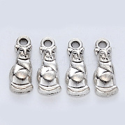 Подвески из сплава в тибетском стиле TIBE-R316-037AS-RS