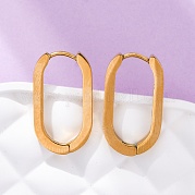 Серьги-кольца Huggie Hoop из нержавеющей стали 304 с вакуумным покрытием PVD STAS-S103-21G