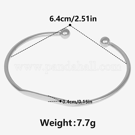 Браслеты-манжеты из нержавеющей стали 304 IL3957-1-1