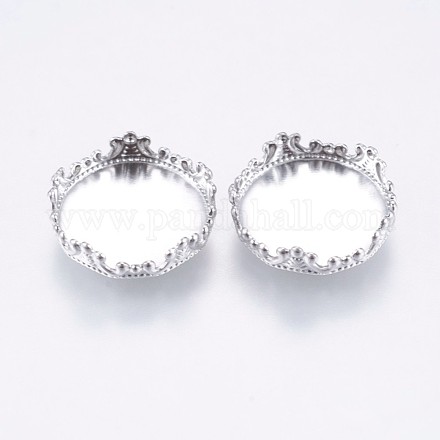 Чашки из нержавеющей стали 304 с кружевной окантовкой STAS-I097-061-12MM-1