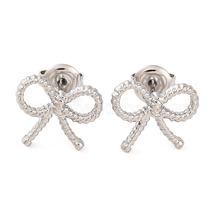 Серьги-гвоздики из нержавеющей стали 304 EJEW-G395-20P-1