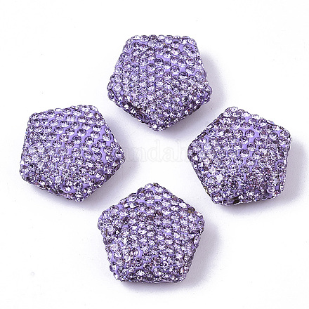 Ручной полимерной глины шариков Rhinestone RB-T017-06C-1