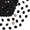 Preciosa® MAXIMA Crystal Round Stones, Czech Crystal, Dura Foiling, Round(431 11 615 Chaton), 23980 Jet, SS24(5.25~5.45mm)