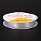 Round Crystal Elastic Stretch Thread, for Bracelets Gemstone Jewelry Making Beading Craft, Clear, 0.5mm, about 16.4 yards(15m)/roll