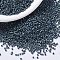 MIYUKI Delica Beads, Cylinder, Japanese Seed Beads, 11/0, (DB1052) Matte Metallic Blueberry Gold Iris, 1.3x1.6mm, Hole: 0.8mm, about 100000pcs/500g