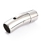 Non-Tarnish 316 Surgical Stainless Steel Bayonet Clasps, Column, Stainless Steel Color, 31x10x11mm, Inner Diameter: 8mm