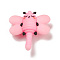 PVC Plastic Cartoon Big Pendants, Insect Style, Dragonfly, 60x55x21mm, Hole: 3mm