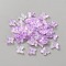 Gradient Color Transparent  Acrylic Beads, Glitter Beads Butterfly, Plum, 9.5x11x2.3mm, Hole: 1.8mm