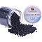 8/0 Grade A Glass Seed Beads, Opaque Colours, Round, Black, 3mm, Hole: 1mm, about 1900~2000pcs/box