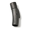 304 Stainless Steel Bayonet Clasps, Frosted, Column, Gunmetal, 30x9x8mm, Hole: 6mm
