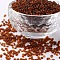 Glass Seed Beads, Frosted Colors, Round, Coconut Brown, 2mm
