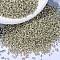 MIYUKI Delica Beads, Cylinder, Japanese Seed Beads, 11/0, (DB1831) Duracoat Galvanized Silver, 1.3x1.6mm, Hole: 0.8mm, about 100000pcs/500g
