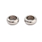 Non-Tarnish 201 Stainless Steel Beads, Rondelle, Stainless Steel Color, 5x2mm, Hole: 3mm