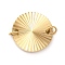 Ion Plating(IP) 304 Stainless Steel Connector Charms, with Open Jump Rings, Flat Round Links, Real 14K Gold Plated, 12x1mm, Hole: 1.2mm