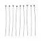 304 Stainless Steel Head Pins, Stainless Steel Color, 45mm, Head: 2mm