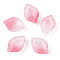 Baking Painted Transparent Glass Petal Beads, Broad-leaved Epiphyllum, Hot Pink, 18.5x12.5x4.5mm, Hole: 1.2mm, about 980~1000pcs/set