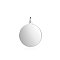 Anti-Tarnish 304 Stainless Steel Pendants, with Jump Ring, Flat Round Charm, Stamping Blank Tag, Stainless Steel Color, 14.5x12x1mm, Hole: 3.5mm