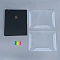 PP Piano Sheet Folder, Binder Music Holder, Notebook Binder Organizer, with Label Index Sticker, Rectangle, Black, 329x268x34mm