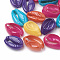 Cowrie Shell Beads, Spray Painted, Mixed Color, 15~18x11~12x5~7mm