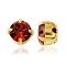 Preciosa® MAXIMA Crystal in Sew-On Cup, Czech Crystal, 719 35 021 Chaton(Round), Golden, 90075 Red Velvet, SS16(3.8~4mm)